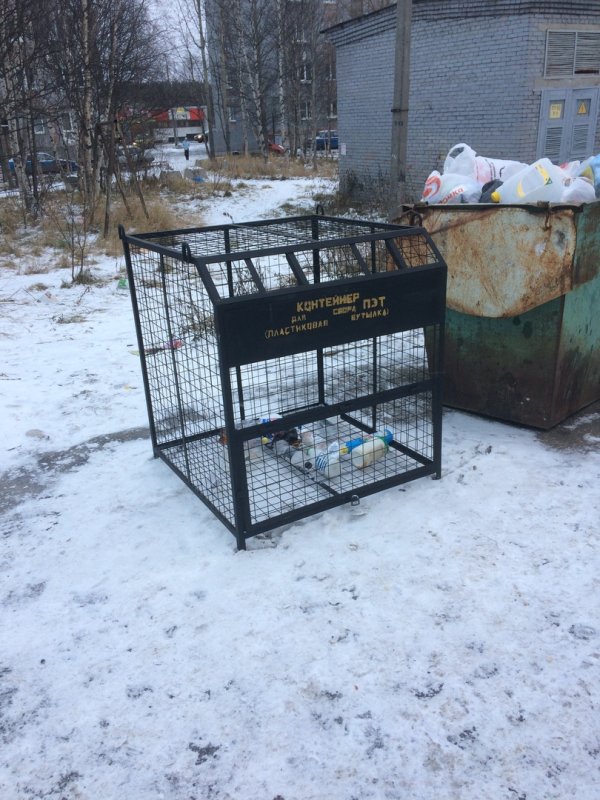 Переход на раздельный сбор мусора в Оленегорске