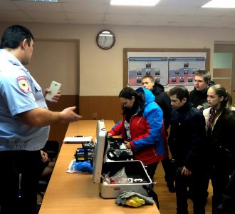 «Студенческий десант» в полиции Оленегорска