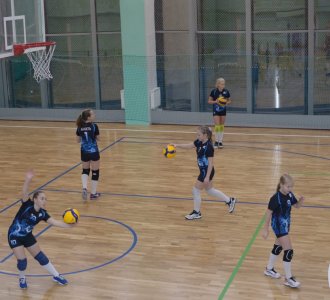 Юные волейболисты Оленегорска на первом месте