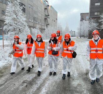 Студенты третьего курса Оленегорского горнопромышленного колледжа посетили «Олкон»